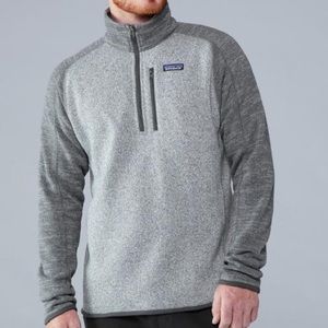 Patagonia men’s better sweater in grey size M